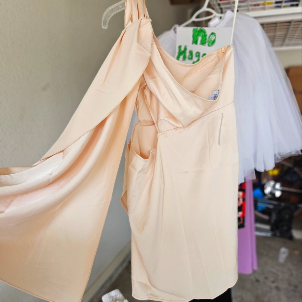 Junior's Champagne Dress. Large